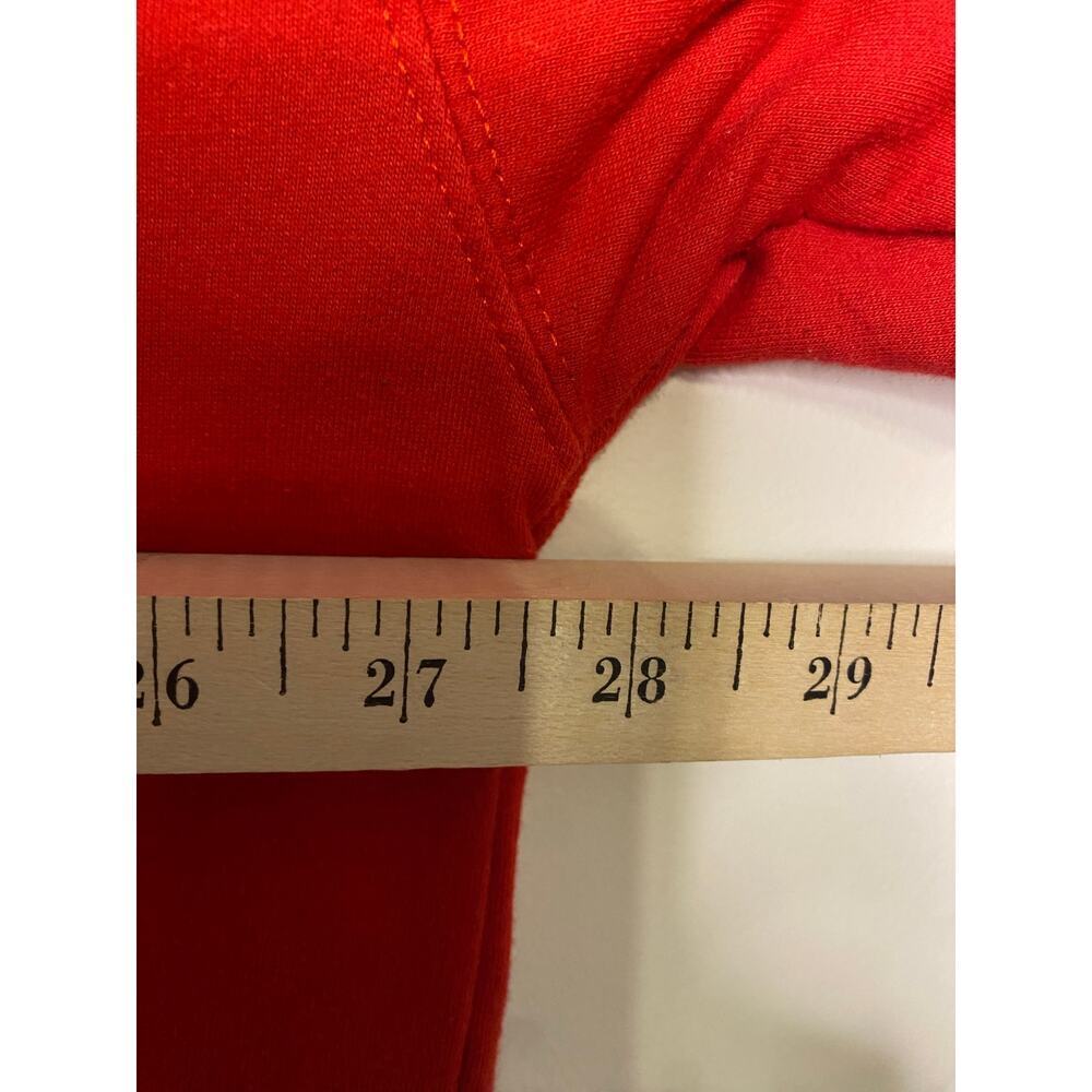 Disney Mickey Mouse Red Hooded Sweatshirt Boxy Cropped 3XL Plus Size Hoodie - Picture 5 of 12